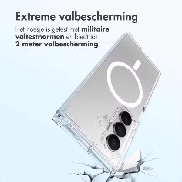 Accezz Xtreme Impact Backcover met MagSafe Samsung Galaxy Z Fold 7 - Transparant