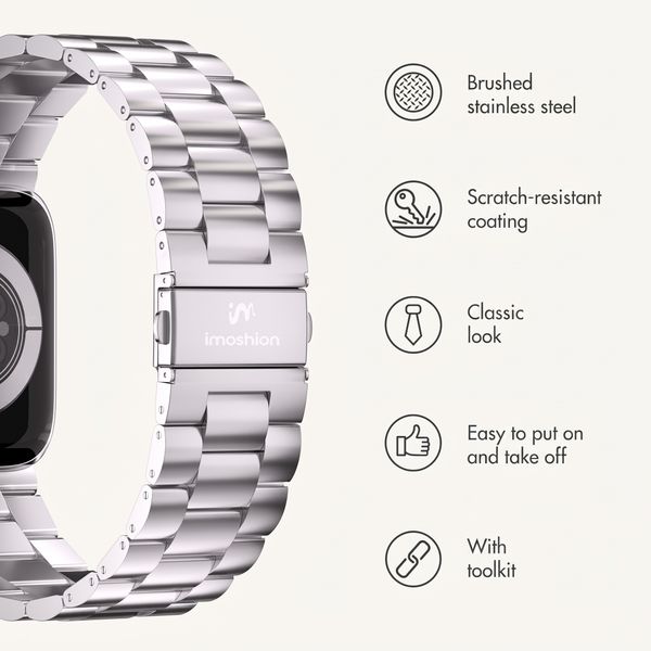 imoshion Steel strap Apple Watch | 38/40/41/42 mm - Silver