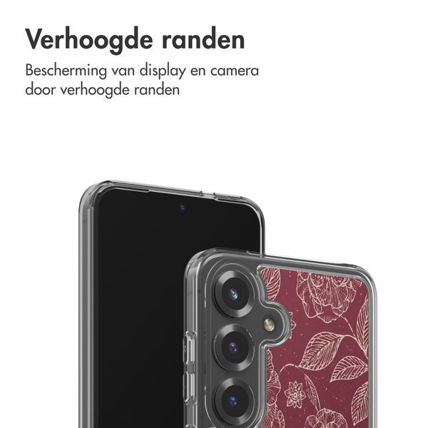 imoshion Design hoesje Samsung Galaxy S25 - Deep Rose