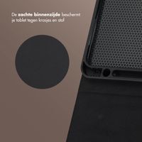 Selencia Riva Bookcase Apple iPad Air 11 inch (2025) M3 / (2024) M2 / Air 5 (2022) / Air 4 (2020) - Zwart