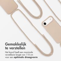 imoshion Color Backcover met afneembaar koord met MagSafe Apple iPhone Air - Nude