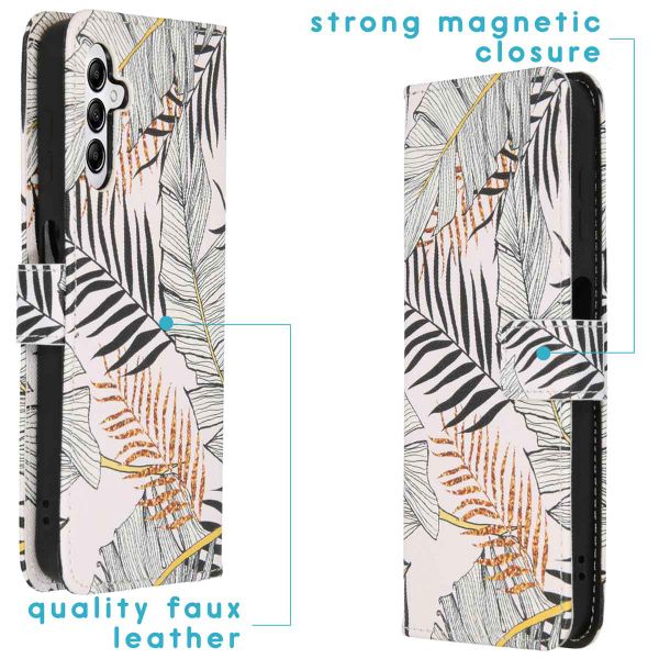 imoshion Design Softcase Bookcase Samsung Galaxy A14 (5G) - Glamour Botanic