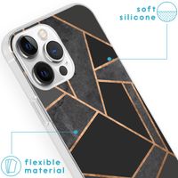 imoshion Design hoesje Apple iPhone 13 Pro Max - Grafisch Koper / Zwart