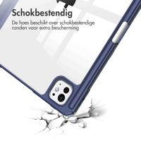 imoshion Trifold Hardcase Bookcase Apple iPad Pro 11 (2024) M4 - Donkerblauw