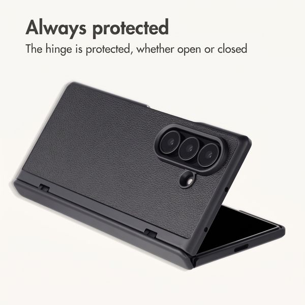 imoshion Faux Leather Slim Case Samsung Galaxy Z Fold 8 Ultra - Black