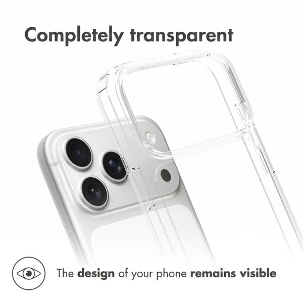 Accezz Xtreme Impact Back Cover Apple iPhone 18 Pro Max / 17 Pro Max - Transparent