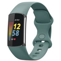 imoshion Siliconen bandje Fitbit Charge 5 / Charge 6 - Maat S - Olijfgroen