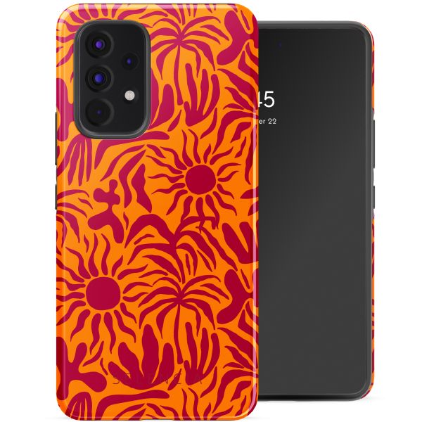 Selencia Vivid Backcover Samsung Galaxy A53 - Tropical Vibes Apricot
