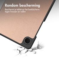 imoshion Trifold Bookcase Samsung Galaxy Tab A11 / A9 8.7 inch - Rosé Goud