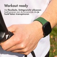 imoshion Athletic siliconenbandje Apple Watch Series 1 t/m 9 / SE (38/40/41 mm) | Series 10 / 11 (42 mm) - Donkergroen