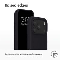 Accezz Liquid Silicone Case with MagSafe Apple iPhone 18 Pro Max / 17 Pro Max - Black