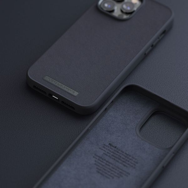 Njorð Collections Genuine Leather Case iPhone 14 Pro Max - Black