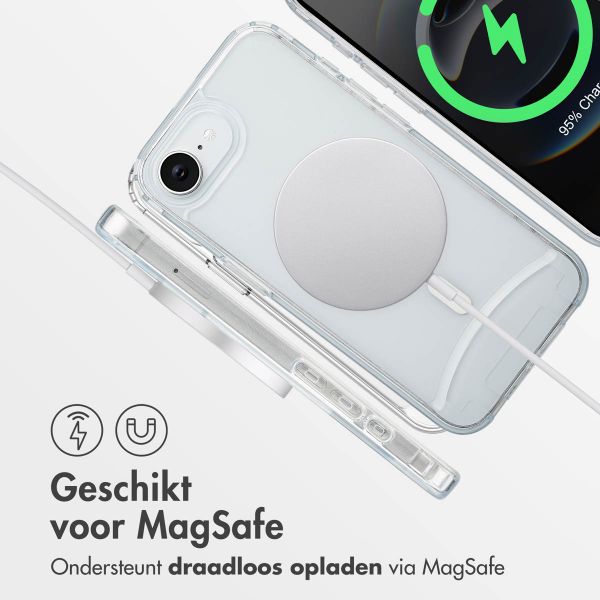 imoshion MagSafe Backcover met afneembaar koord Apple iPhone 16e - Transparant