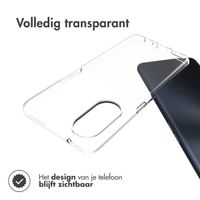 Accezz Clear Backcover Oppo Reno 8 T (4G) - Transparant