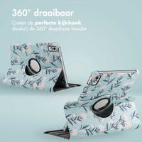 imoshion 360° Draaibare Design Bookcase Lenovo Tab M10 5G - Flowers