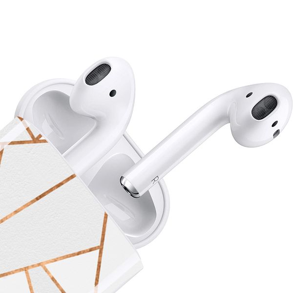 imoshion Design Hardcover Case AirPods 1 / 2 - White Graphic