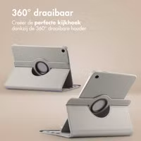 imoshion 360° draaibare Bookcase Samsung Galaxy Tab A11 Plus / A9 Plus - Grijs
