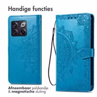 imoshion Mandala Bookcase OnePlus 10T - Turquoise