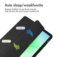 imoshion Trifold Hardcase Bookcase Samsung Galaxy Tab A11 / A9 8.7 inch - Zwart