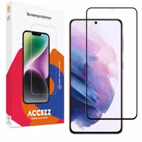 Accezz Gehard Glas Full Cover Screenprotector Samsung Galaxy S22 Plus / S23 Plus