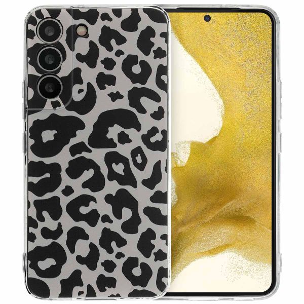 imoshion Design hoesje Samsung Galaxy S22 - Leopard Transparent