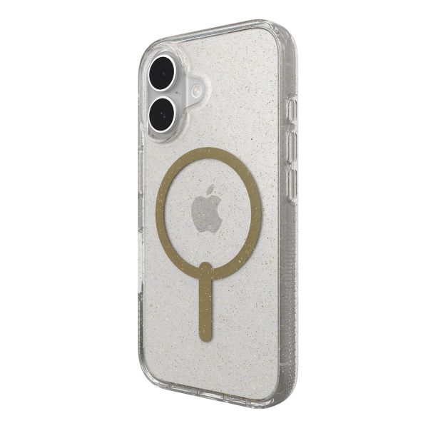 ZAGG Milan Snap Case met MagSafe iPhone 16 - Gold Glitter