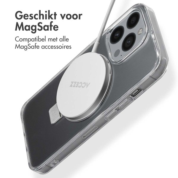 Accezz Ring Stand Backcover met MagSafe Apple iPhone 13 Pro - Transparant