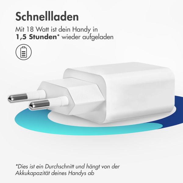 imoshion Wall Charger 18 Watt | USB-A - Wit