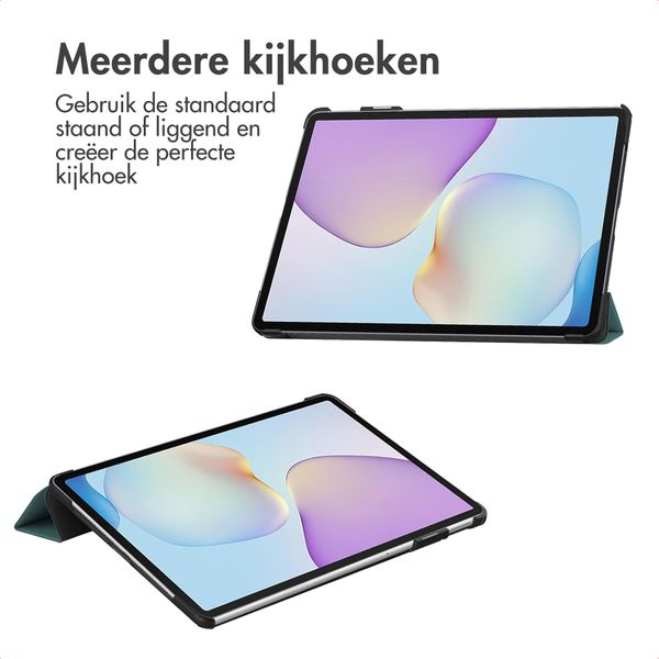 imoshion Trifold Bookcase Huawei Matepad 11.5 (2025) - Donkergroen