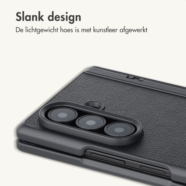 imoshion Kunstleren Slim Case Samsung Galaxy Z Fold 8 Ultra - Zwart