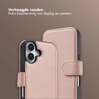 Selencia Riva Bookcase met MagSafe en Koord Apple iPhone 17 - Old Pink