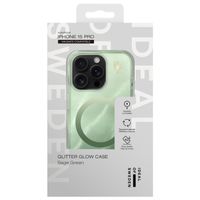 iDeal of Sweden Clear Case MagSafe Apple iPhone 15 Pro - Sage Green