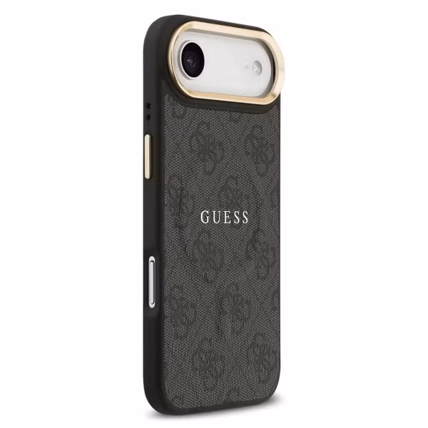Guess Classic 4G Logo Backcover met MagSafe Apple iPhone Air - Zwart