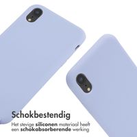 imoshion Siliconen hoesje met koord iPhone Xr - Paars