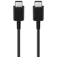 Samsung Originele USB-C naar USB-C kabel - 1 meter - 25 Watt + Originele Fast Charging Adapter USB-C Oplader - 25 Watt - Zwart