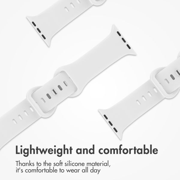 imoshion Silicone⁺ Strap Apple Watch | 38/40/41/42 mm - Size S/M - White
