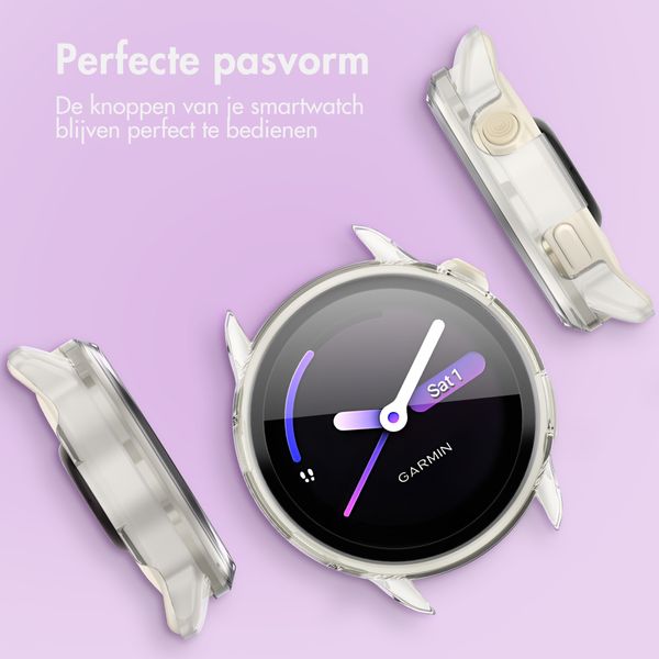 imoshion Full Cover Hardcase Garmin Vivoactive 6 - Transparant