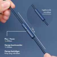 imoshion Kinderkoptelefoon met Draad - AUX kabel - Decibelbegrenzer - Denim Blue