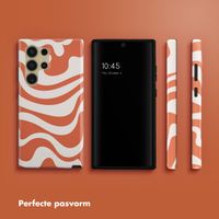 Selencia Vivid Backcover Samsung Galaxy S24 Ultra - Dream Swirl Orange