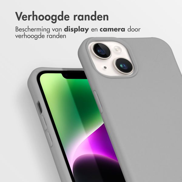 imoshion Color Backcover met afneembaar koord iPhone 14 - Grijs