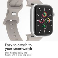 imoshion Silicone⁺ Strap Apple Watch | 38/40/41/42 mm - Size S/M - Stone