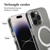 Accezz Ring Stand Backcover met MagSafe Apple iPhone 14 Pro - Transparant