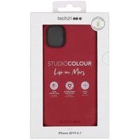 Studio Colour Antimicrobial Backcover iPhone 11 - Terra Red