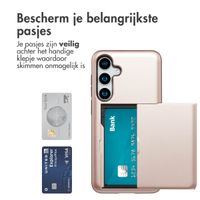 imoshion Backcover met pasjeshouder Samsung Galaxy S25 Plus - Rosé Goud