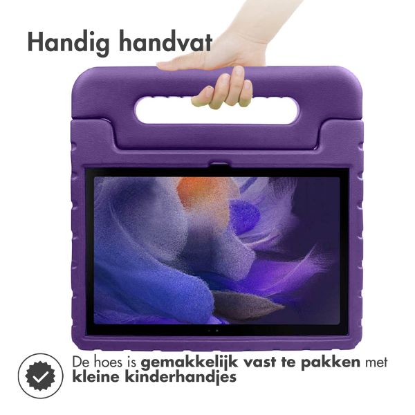 imoshion Kidsproof Backcover met handvat Samsung Galaxy Tab A8 - Paars