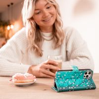 imoshion Design Softcase Bookcase Samsung Galaxy S21 Plus - Blossom