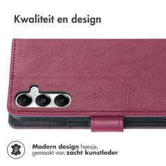 imoshion Luxe Bookcase Samsung Galaxy S24 / S25 - Bordeaux