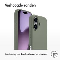 Accezz Liquid Silicone Backcover met MagSafe Apple iPhone 17 - Cooper Green