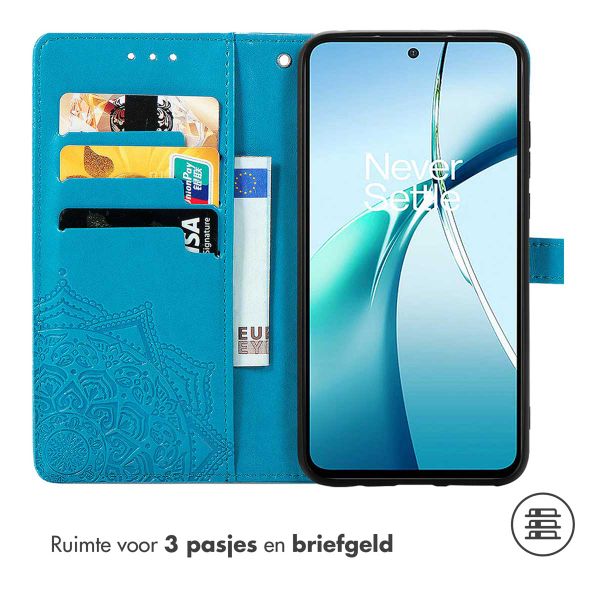 imoshion Mandala Bookcase Motorola Moto G15 / G15 Power - Turquoise