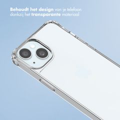 imoshion Backcover met koord + armband Apple iPhone 15 - Parels Hartjes